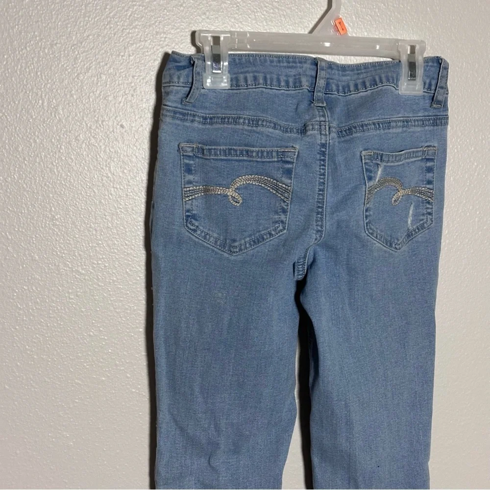 Justice Kids Girls Denim‎ Light Blue Simply Low Jegging Jeans size 10.